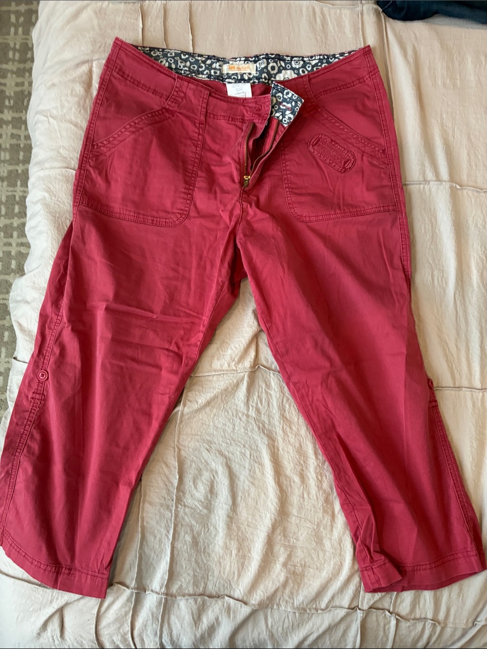 Lee Cropped Utility Jeans